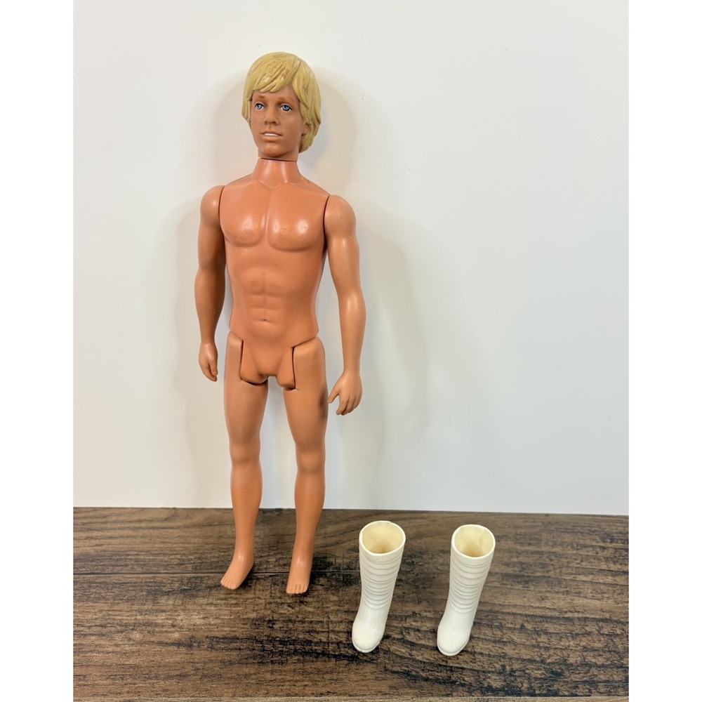 Vintage Star Wars Kenner Luke Skywalker 12" Doll Figure With White Boots